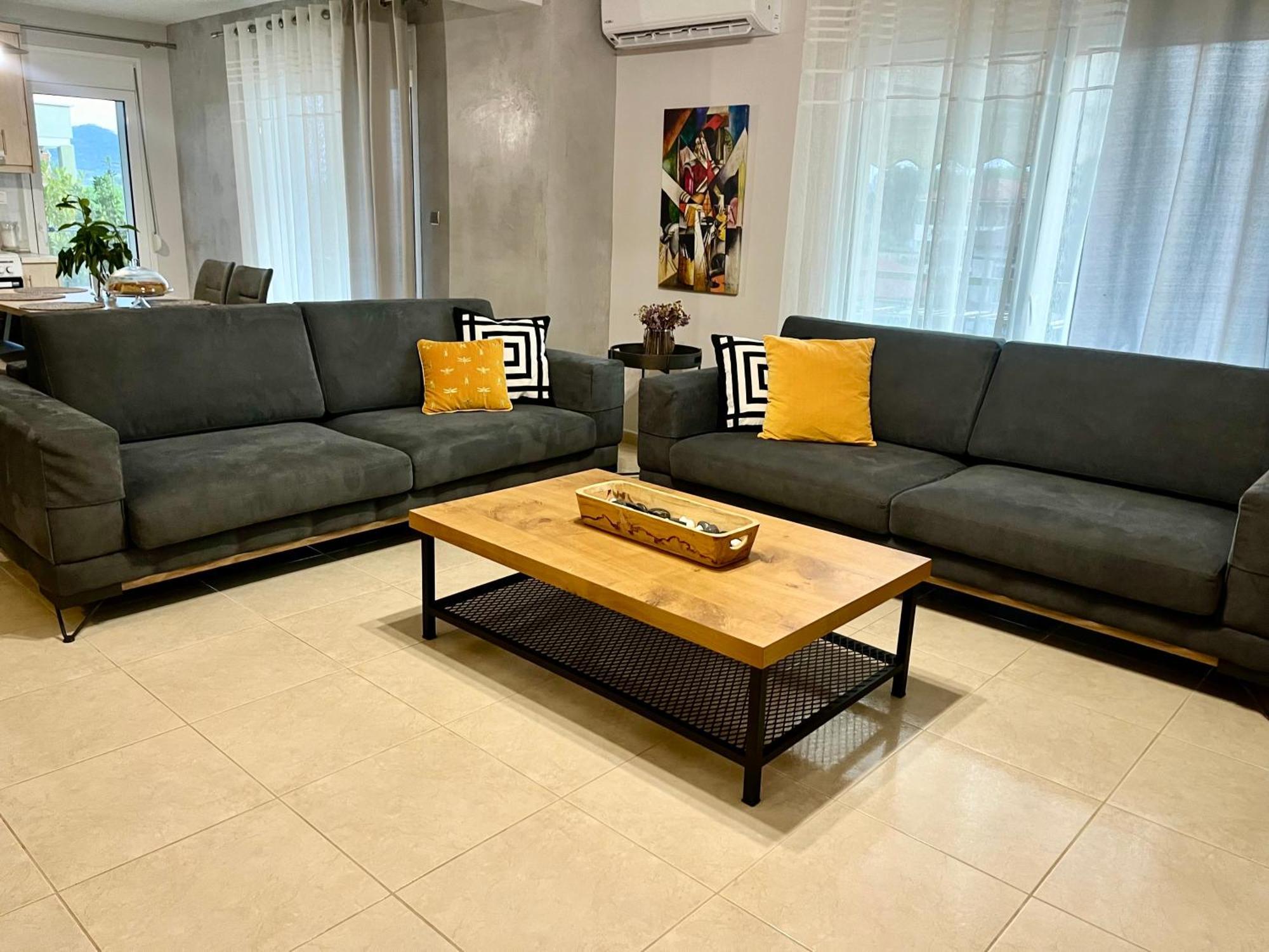 Onar Luxury Apartment Néa Péramos Dış mekan fotoğraf